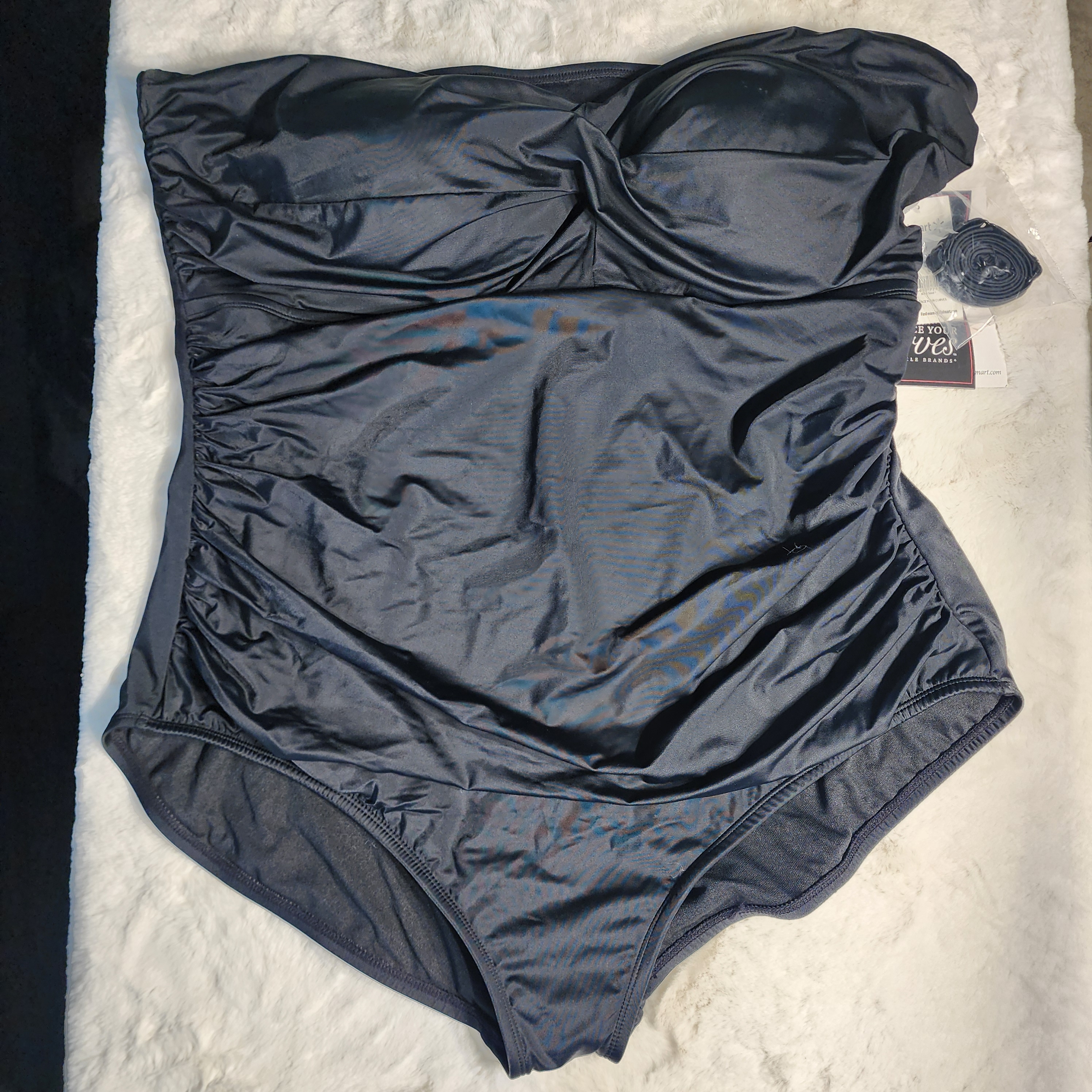Embrace Your Curves By Miracles Brand Womens OnePiece Swimsuit Sz 2x